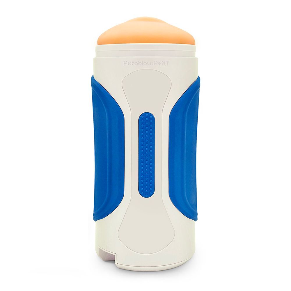Autoblow 2plus Extra Tight Edition Size C vibrating masturbator, flesh-toned and textured.