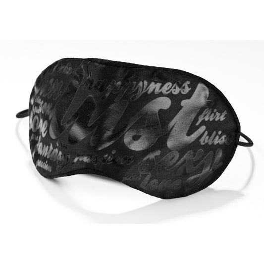 Bijoux Indiscrets Blind Passion Mask: silky black blindfold for a sensual, intimate experience.
