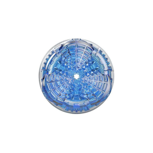 A blue Fleshlight Turbo Core, part of the fleshlight masturbators complete sets.