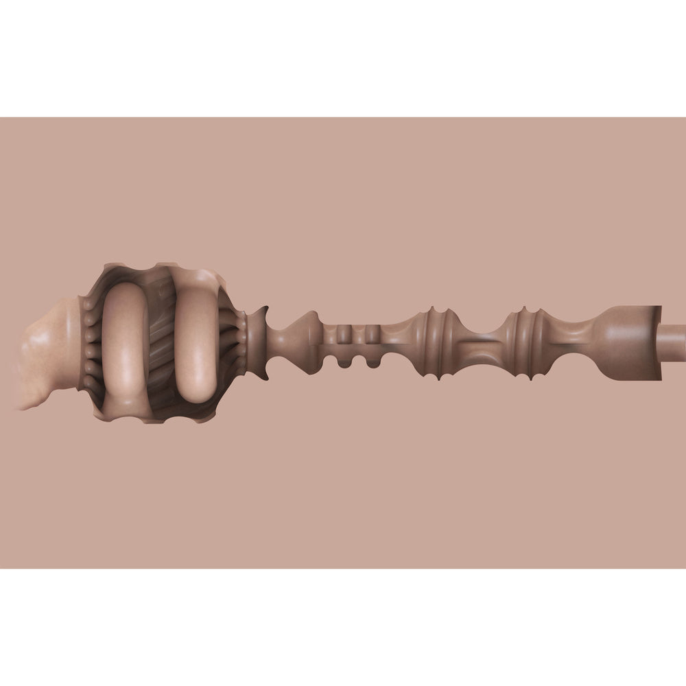 Fleshlight boost bang masturbator in flesh-toned material, designed for a stimulating and comfortable experience.