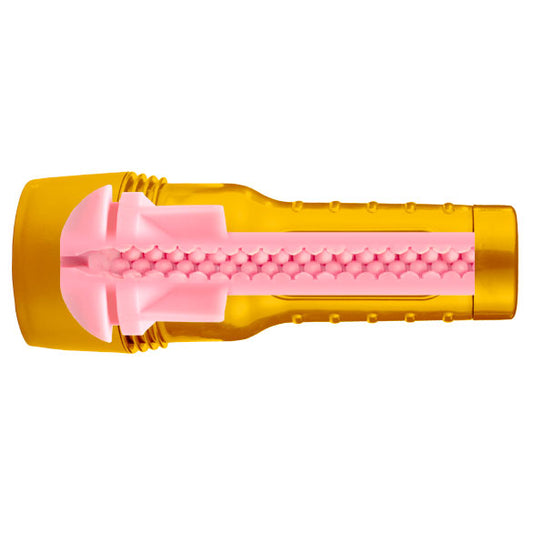 Fleshlight stu pink stamina training unit for men, made from realistic material.