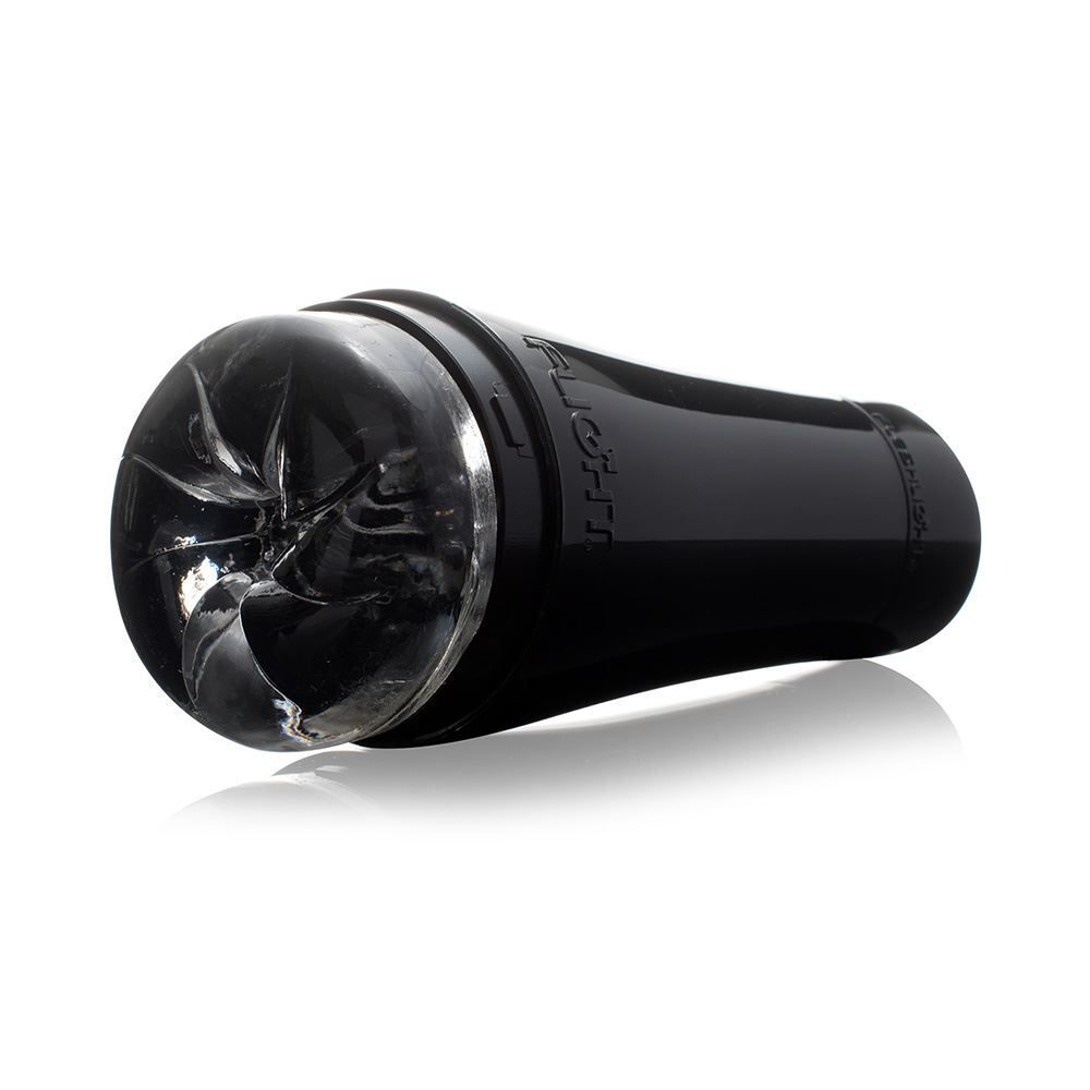 Fleshlight Flight Pilot masturbator sleeve showing textured internal detail, ready for pleasurable use.