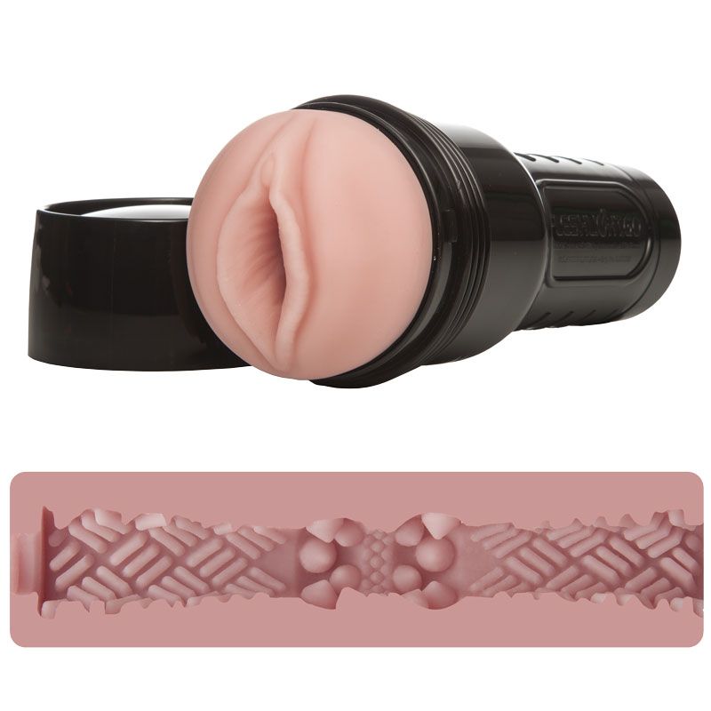 The Fleshlight Go Surge masturbator, a textured, pocket-sized pleasure device for discreet male self-love.