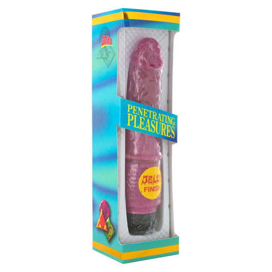 Purple jelly vibrator from Seven Creations, a standard vibrator for adult use.
