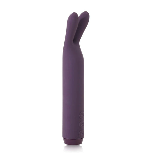 Purple bunny vibrator with a smooth, ergonomic design for pleasurable intimate exploration.