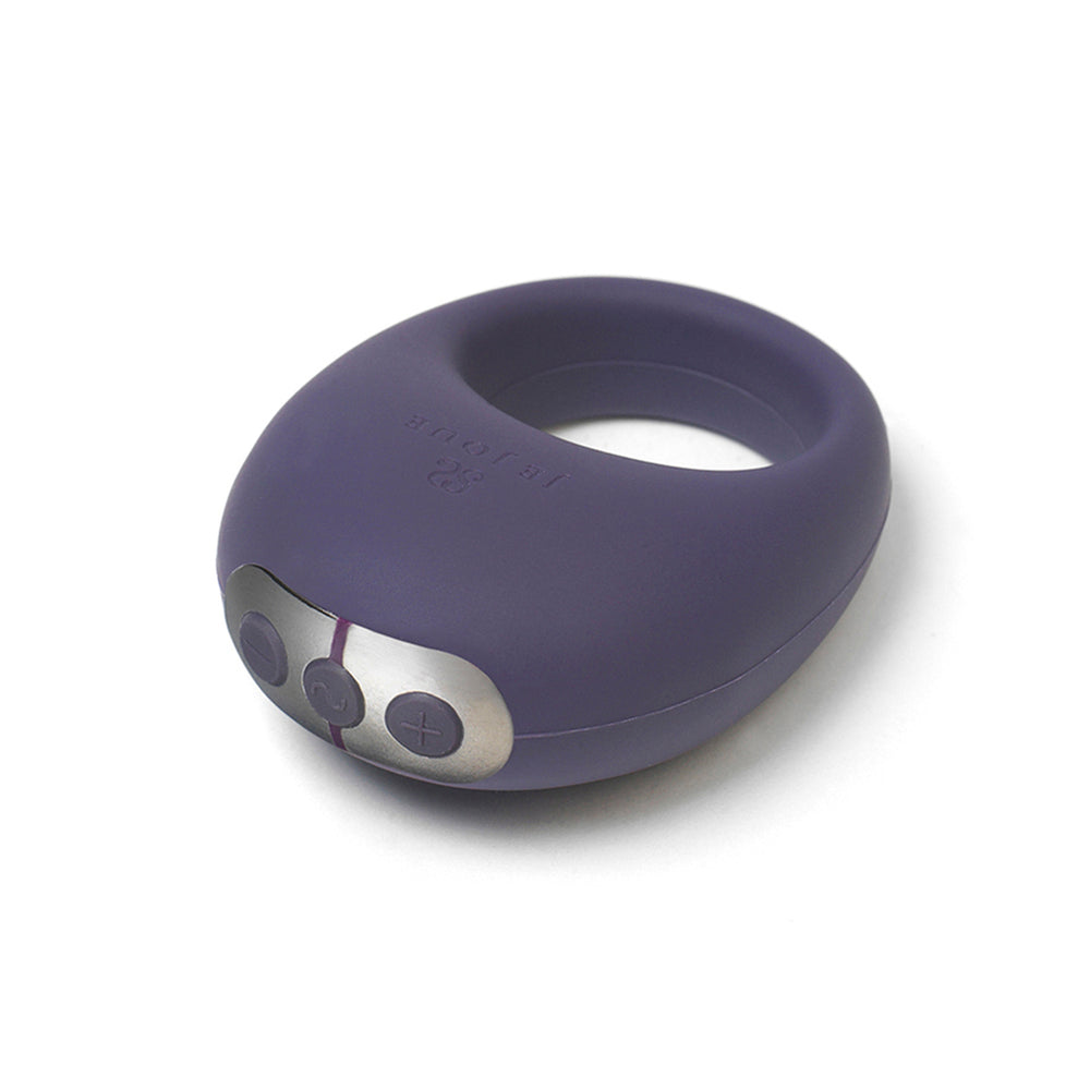 Purple je joue mio rechargeable love ring vibrator, a pleasure product for intimate use.