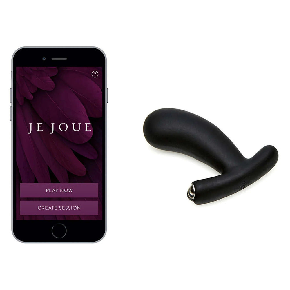 Je Joue Nuo V2 remote controlled butt plug, smooth grey silicone finish, ergonomic design.