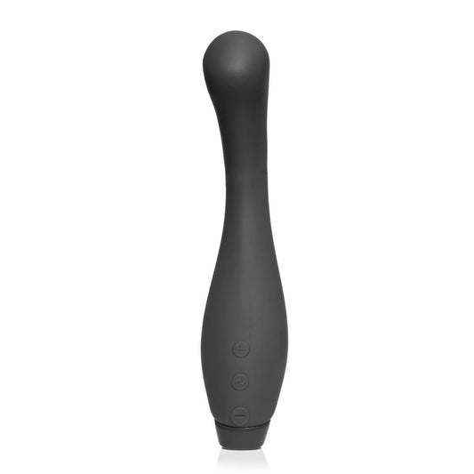 A sleek, flexible g-spot vibrator from je joue, shown in a smooth, matte finish.