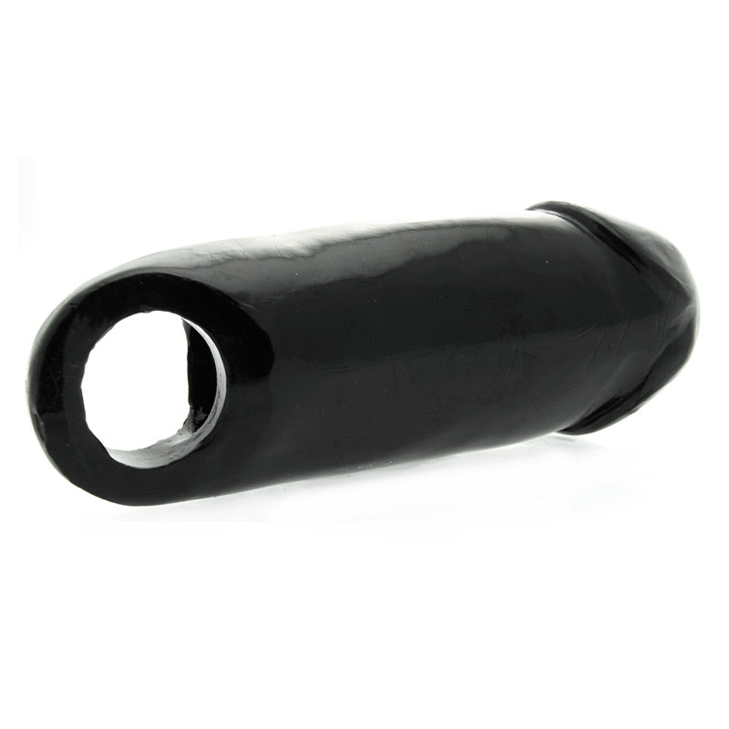 Master Series 'Fat Dick' penis sleeve extender, flesh-toned silicone for enhanced pleasure.