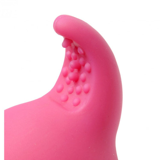 Silicone nuzzle tip wand attachment for wand massagers, offering a softer touch, grey colour.