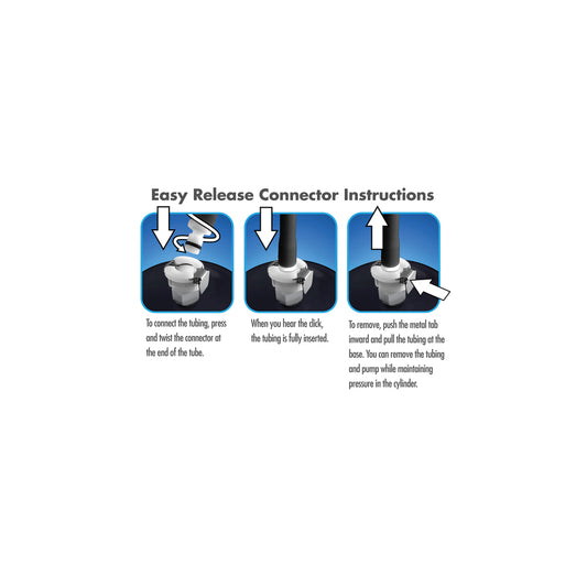 Blush Novelties VX6 penis pump, clear cylinder for seeing results, ergonomic handle.