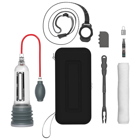 Crystal clear Bathmate Hydroxtreme 11 penis pump for male enhancement and development