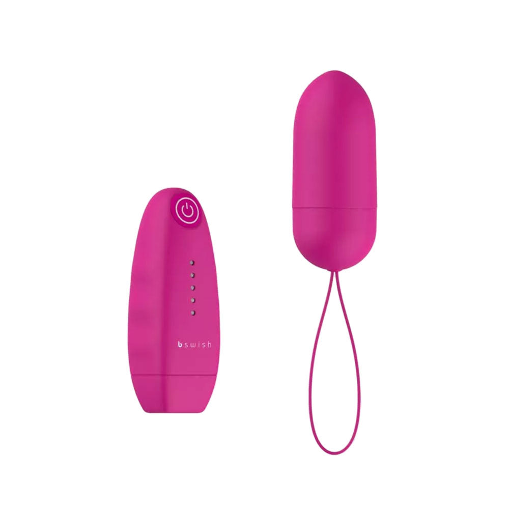 bswish bnaughty classic unleashed bullet vibrator, a smooth, egg-shaped pleasure toy for discreet fun.