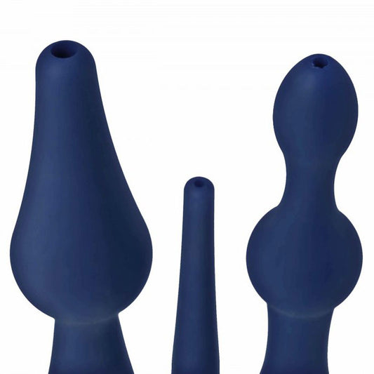 Close-up on Clean Stream universal cleansing tips, small white nozzles for personal hygiene.