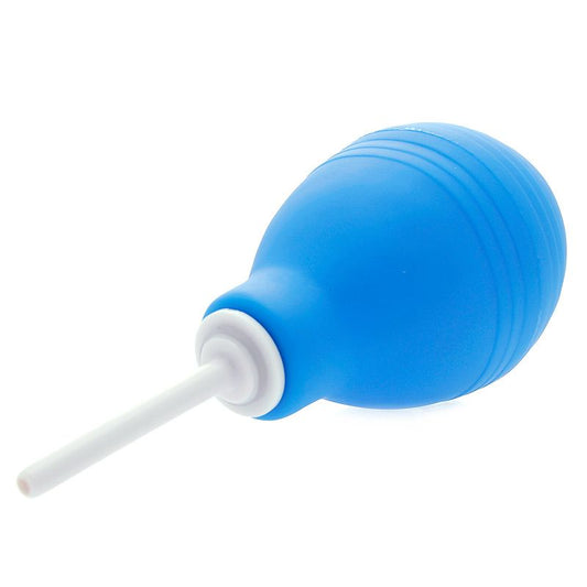 Clean Stream enema bulb, a translucent grey, ready for personal hygiene use.