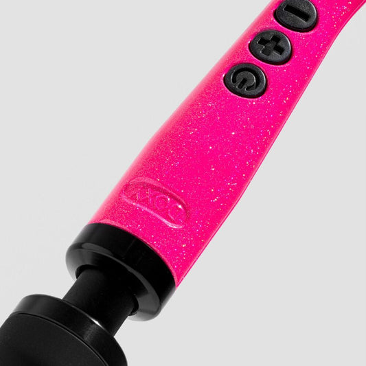 Doxy die cast wand massager in hot pink, a sleek and powerful personal massager.