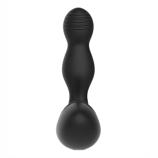 Black electro shock vibrating prostate massager from Shots Toys for electro sex stimulation.