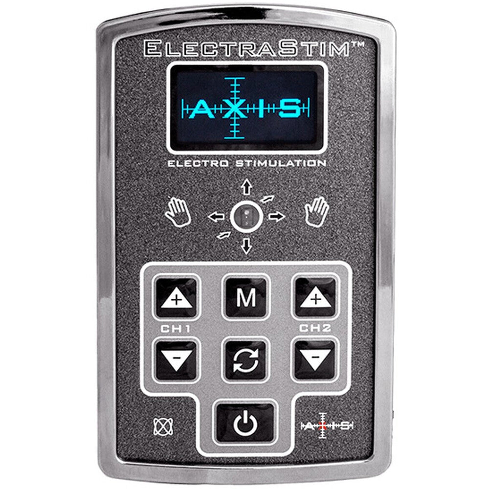 ElectraStim Axis electro stimulator for electro sex stimulation, metallic finish