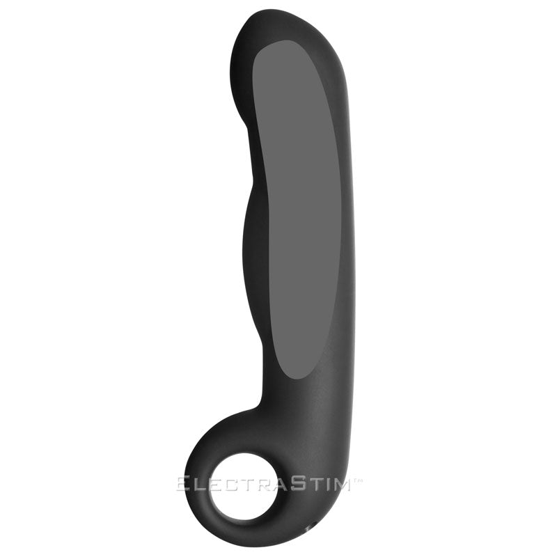 ElectraStim noir ovid electro gspot dildo in black silicone for electro sex stimulation