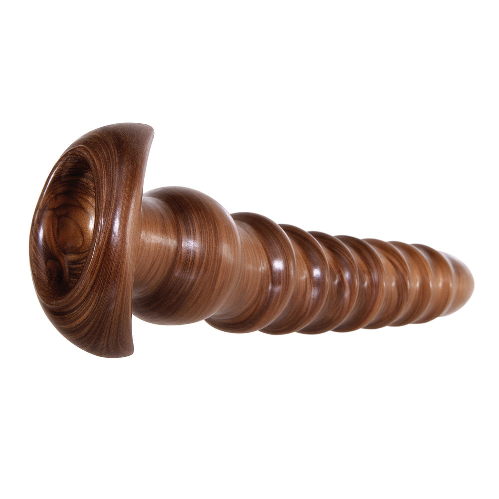 Evolved twisted love probe set, butt plug kit in varied sizes, polished metal.