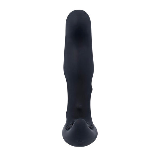 Nexus GStroker personal massager, black silicone with textured grip for stimulating pleasure.