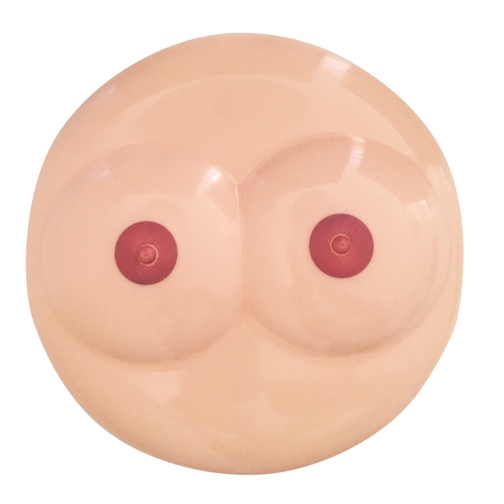 Spencer and Fleetwood boobie frisbee flyer novelty item, looks like a flying breast.