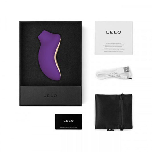 The Lelo Sona 2 in purple, a sonic clitoral massager for enhanced pleasure.