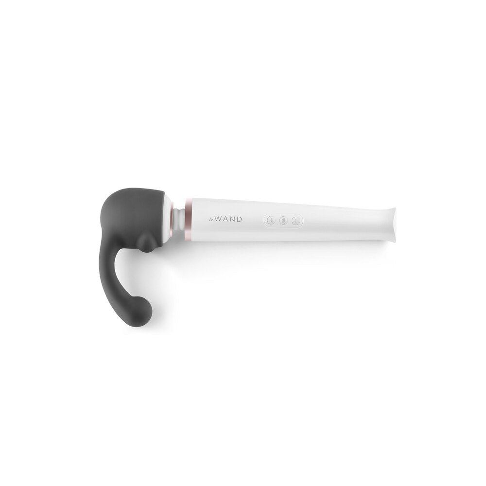Le Wand Curve attachment, a weighted silicone wand head in a smooth finish.