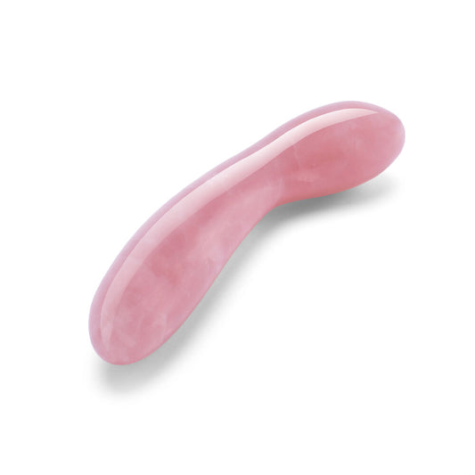 Rose quartz g wand from le wand, beautifully polished for luxurious sensual play.