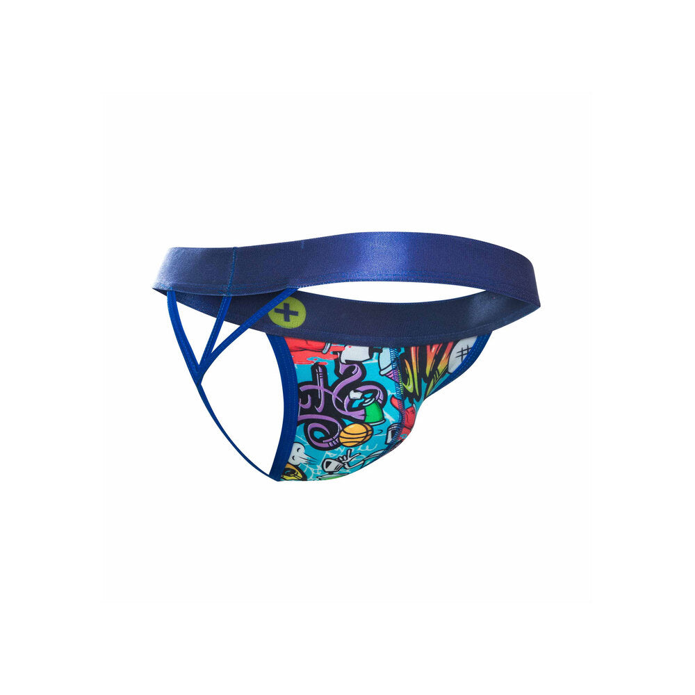 male basics hipster thong: close-up of supportive men's underwear in soft, stretchy material.