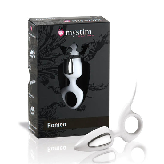 MyStim Romeo probe for electro sex stimulation, designed for both anal and vaginal use.