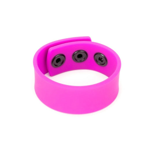 Purple silicone cock strap or love ring from me you us for intimate play.