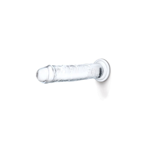 Clear, 7-inch jelly dong by me you us, a realistic penis dildo.