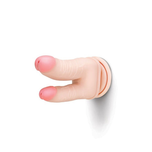 Me You Us ultra cock double dildo in realistic silicone, 6 inches for dual pleasure.