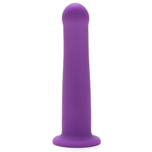 Me You Us 7 inch curved dildo, made of smooth, skin-safe silicone