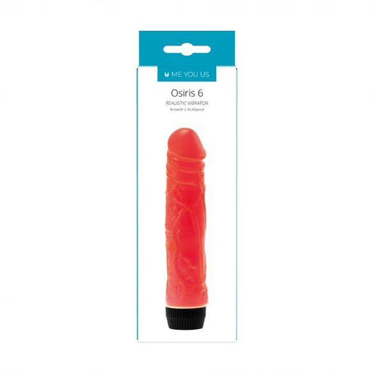 Osiris 6 penis vibrator from me you us, realistic textured sleeve attachment.
