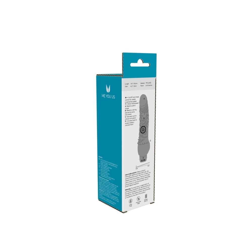 Realistic, skin-toned penis vibrator with textured shaft, shown against a neutral backdrop for pleasure.