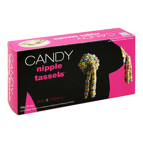 Edible candy nipple tassels from Spencer and Fleetwood, sweet treats for playful fun.