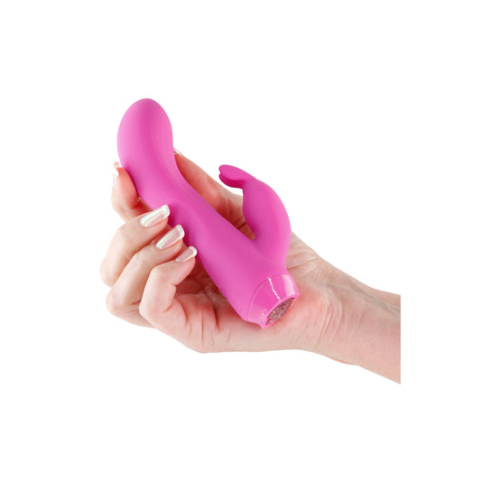 Ivy the rabbit vibrator from NS Novelties, a charming pleasure toy in soft pink silicone.