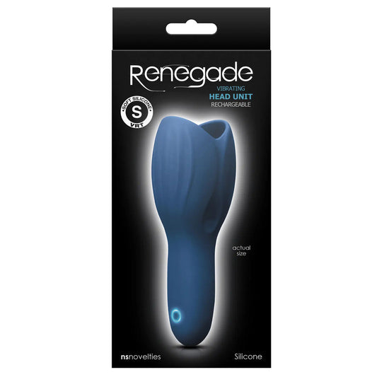 The renegade vibrating head unit from ns novelties, a rechargeable pleasure toy.