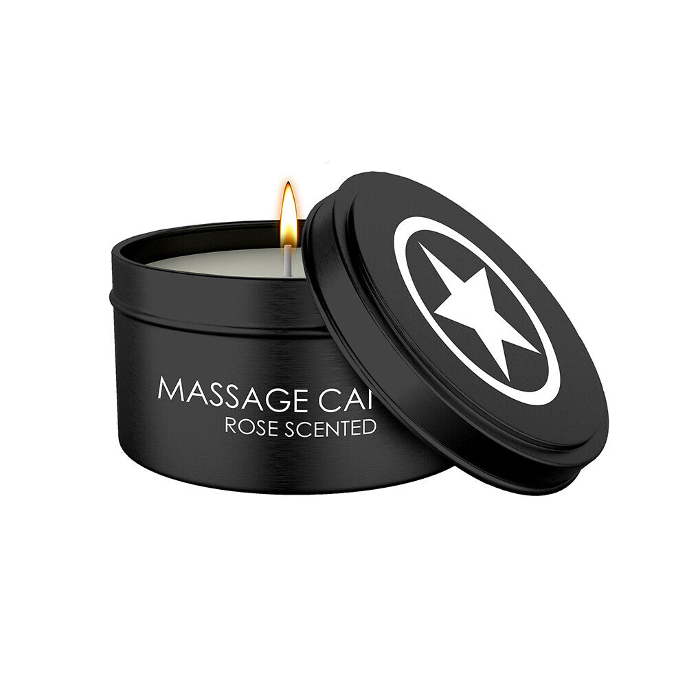 Rose scented massage candle from Shots Toys, perfect for a relaxing bath and massage.