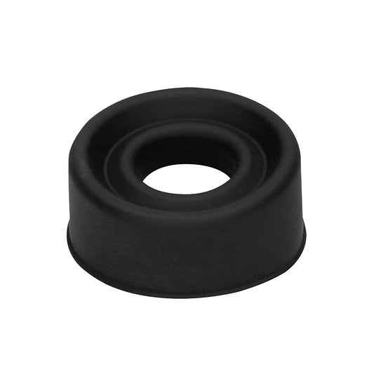 Black silicone sleeve for penis pump, designed to enhance the pumping experience.