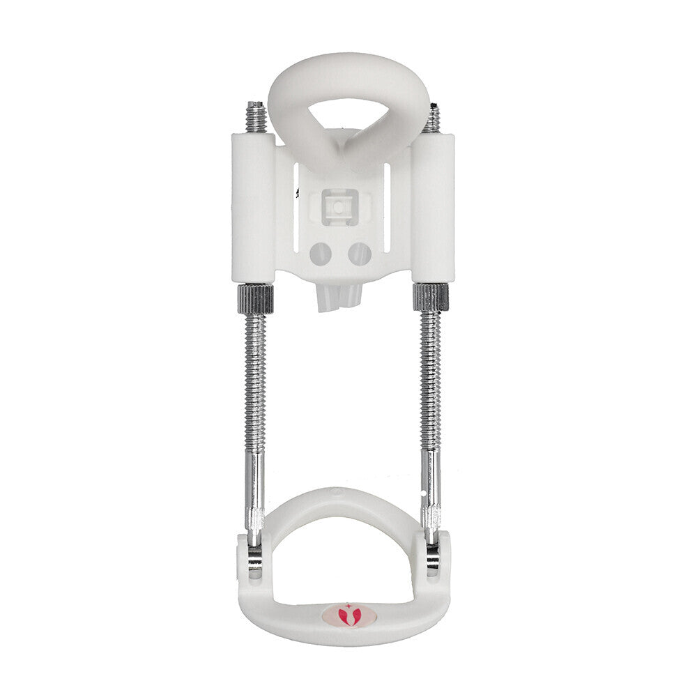 shots toys penis extender, white pump with clear cylinder for boosting confidence, enlargers.