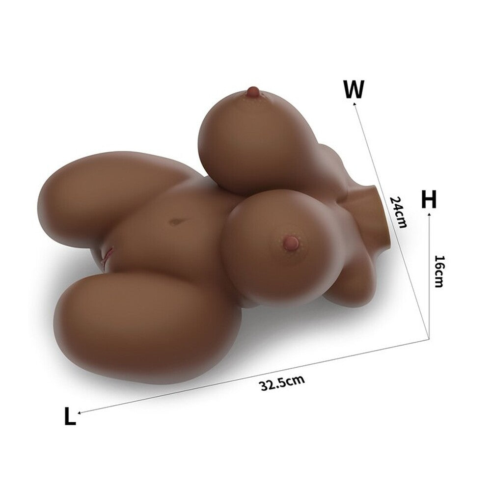 Lovetoy streetgirls number 6 masturbator in flesh brown, a textured pleasure sleeve.