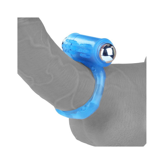 Lovetoy lumino play cock ring that glows in the dark, a love ring vibrator.