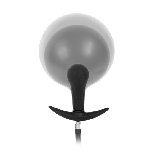 Rimba latex anal plug, inflatable design for comfortable and adventurous play.