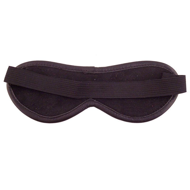 A soft pink blindfold from Rouge Garments, perfect for blocking out the light.