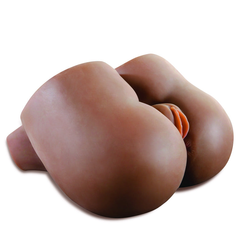 PipeDream realistic mega masturbator with a very big black backside and lifelike texture.