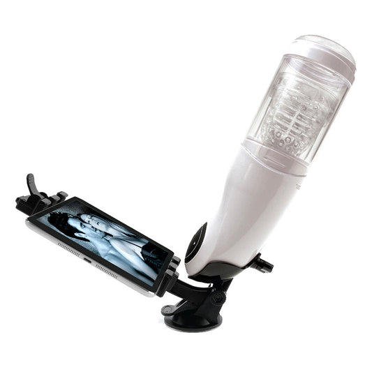 Pipedream Extreme Mega Bator: vibrating masturbator with realistic pussy texture for adult fun.