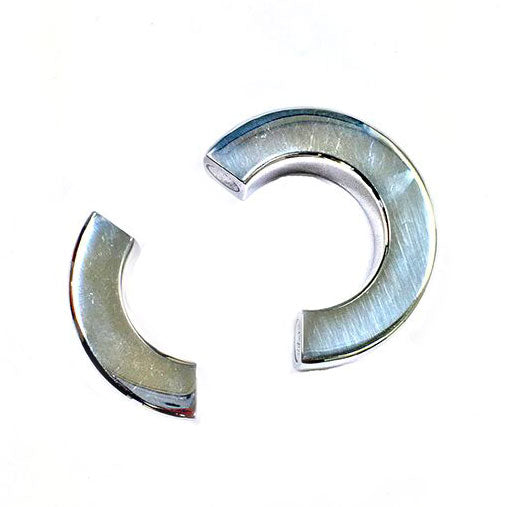 Rouge stainless steel magnetic ball stretcher, 35mm size for bondage cock ring use.